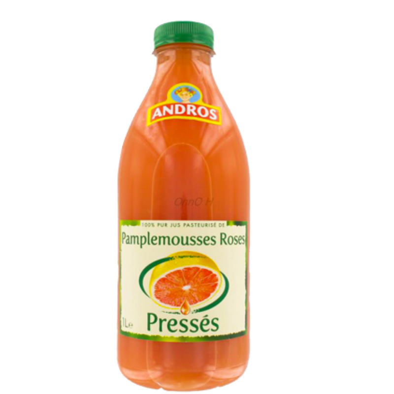 ANDROS PAMPLEMOUSSES ROSES PRESSES 1LTR - Pack 10