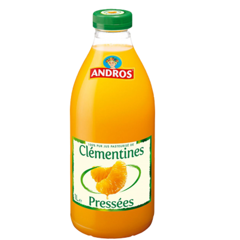 ANDROS CLEMENTINES PRESSEES 1LTR - Pack 10