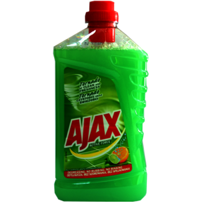 AJAX  ACTIVE SODA ORANGE AND LEMON 1LTR - Pack 12