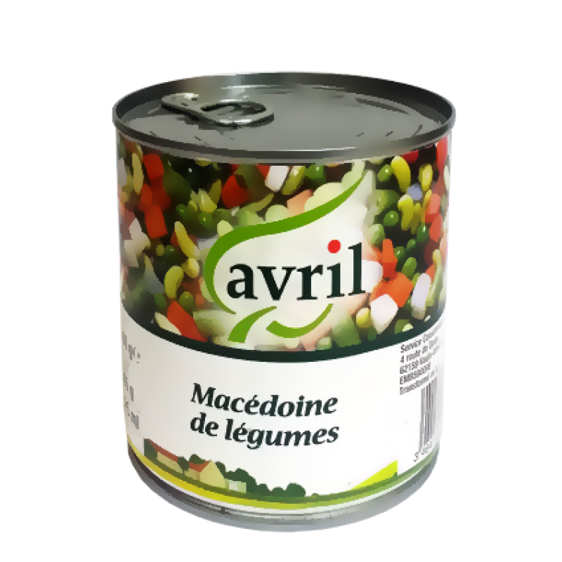 AVRIL MACEDOINE LEGUME 12X1/2 - Pack 12