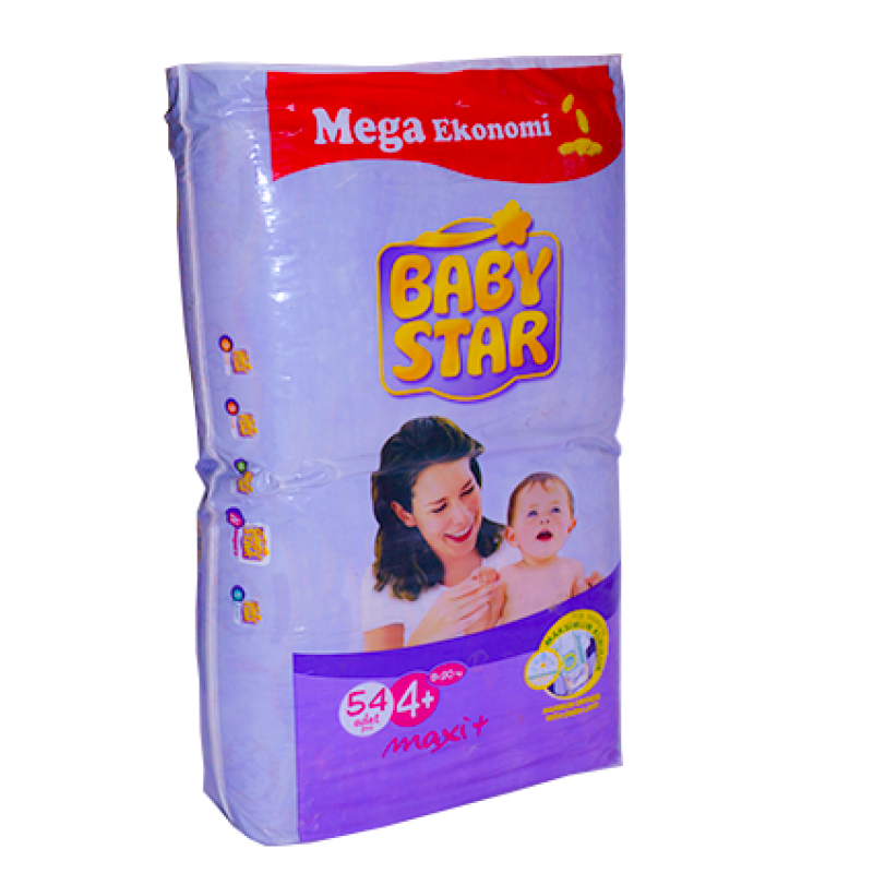 BABY STAR TWINS MINI 54x4(3-6kg) - Pack 54