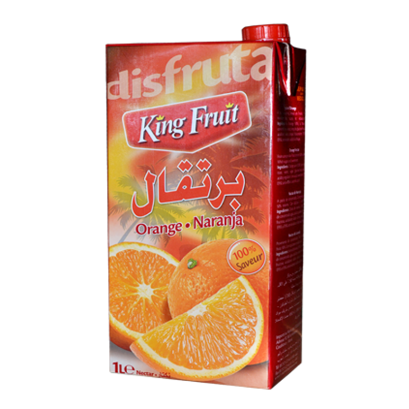 KING FRUIT JUS D'ORANGE 1LT  - Pack 12