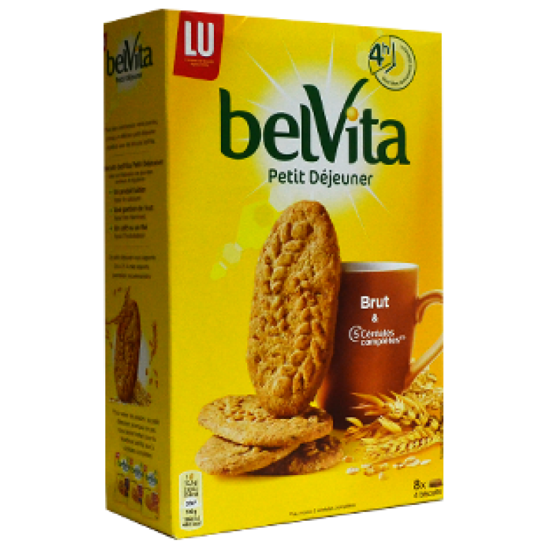 Lu belvita - Biscuits petit déjeuner céréales et lait BELVITA